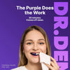 Daily Purple Teeth Brightening Strips Surface Stain Removal Oral Care For Clean Teeth