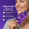 Daily Purple Teeth Brightening Strips Surface Stain Removal Oral Care For Clean Teeth